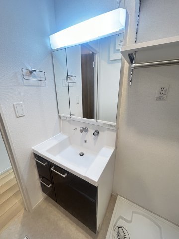 洗面設備　広い洗面スペース