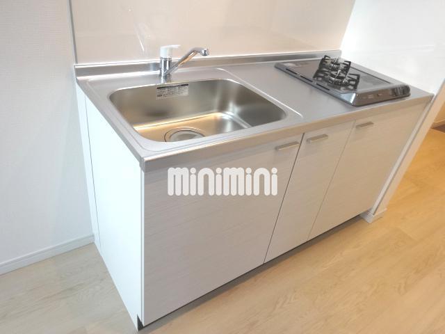 キッチン　２口コンロなので効率よく料理できます