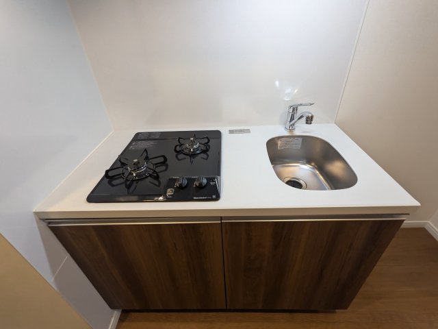 キッチン　コンパクトなキッチンで掃除もラクラク