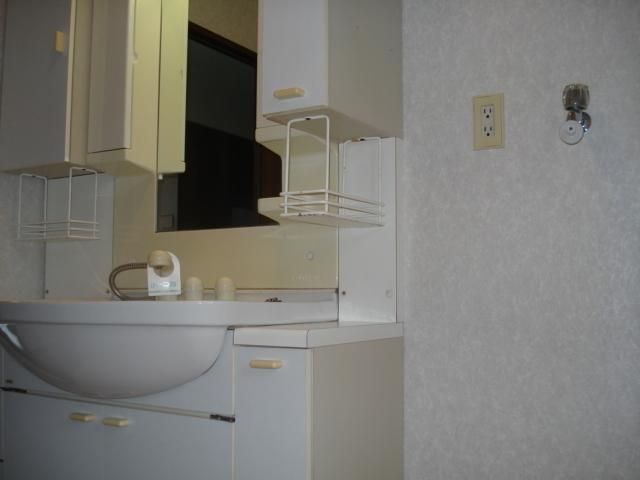 洗面設備　洗面台大きいです！！