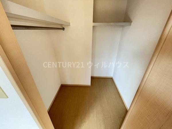 収納　ウォークインクローゼット！