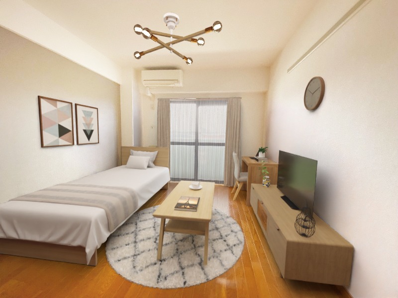 居室・リビング　画像内の家具・家電はＣＧ加工をしています