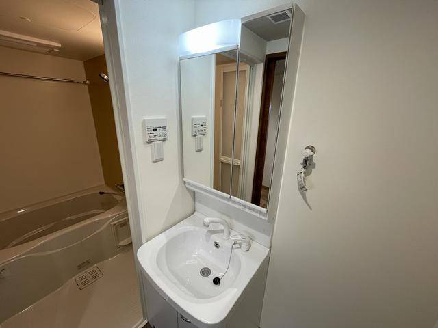 洗面設備　独立洗面台です