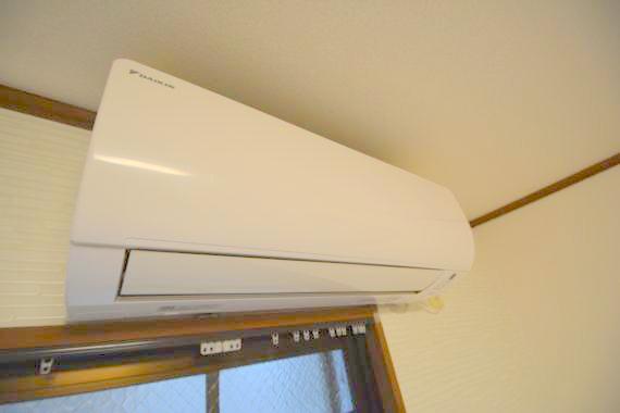 その他設備　エアコンが最初からついているのは、本当に助かりますね。