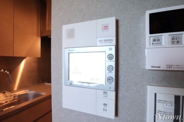 セキュリティ　モニター付きインターホンです