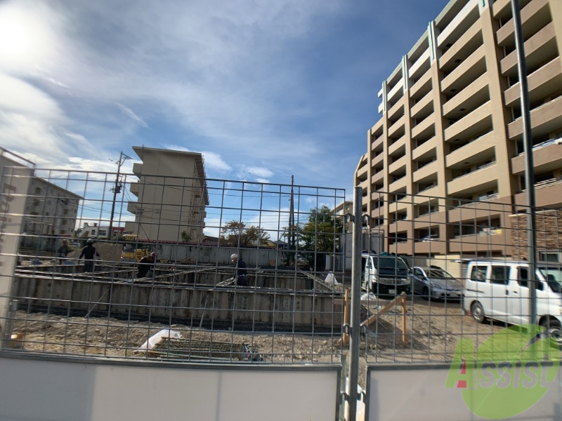 眺望　物件はこちらに建設予定となっております。