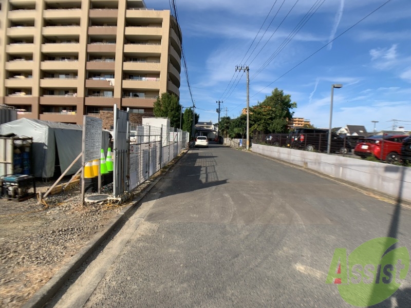 キッチン　物件はこちらに建設予定となっております。