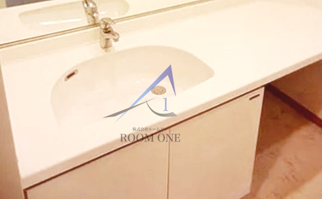 洗面設備　洗面台です。