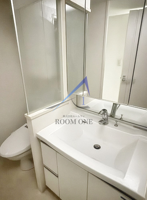 洗面設備　洗面台です。