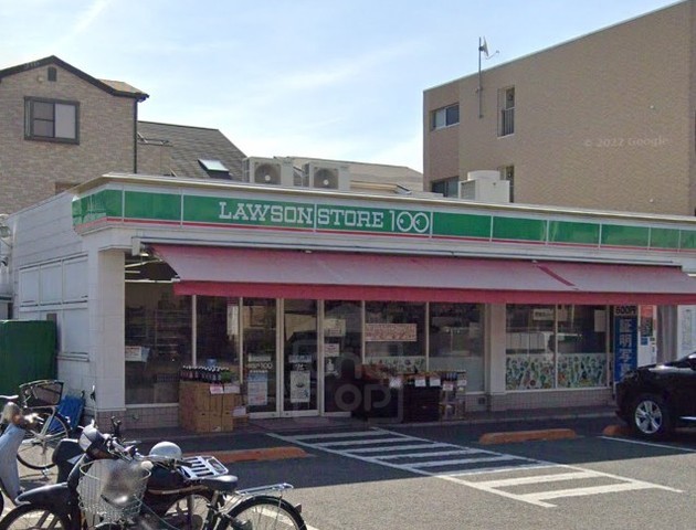 コンビニ　ローソンストア100　摂津昭和園店（コンビニ）まで327m