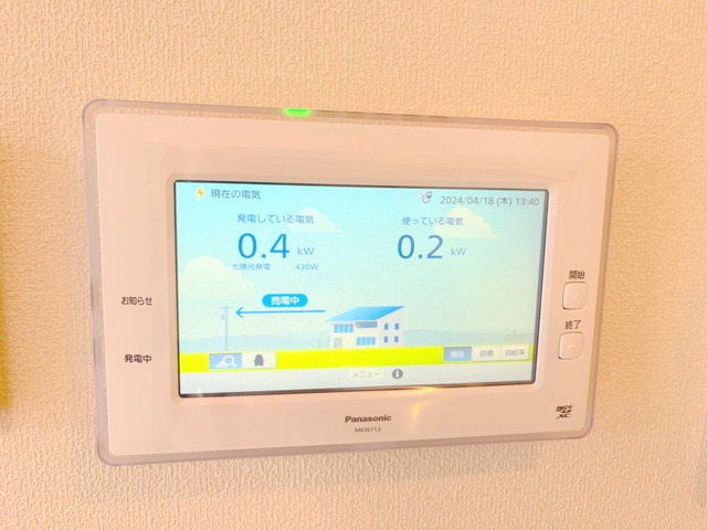 その他設備　売電パネル