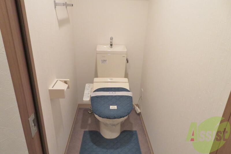 トイレ　トイレにはウォシュレットがちゃんと付いてます