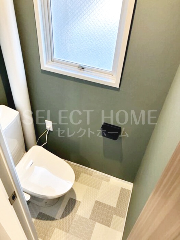 トイレ　ゆったりとした空間のトイレです