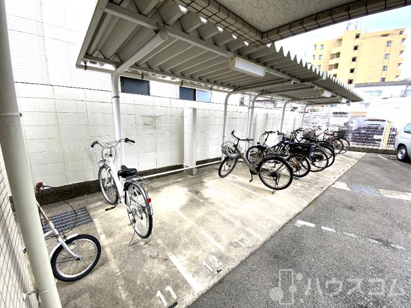 駐車場　駐輪場です！
