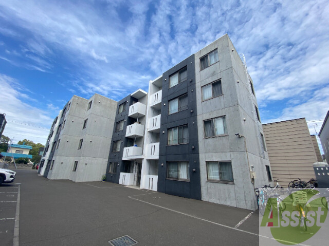 建物外観　札幌市東区本町一条「メゾンクー・ドゥ・クール６」