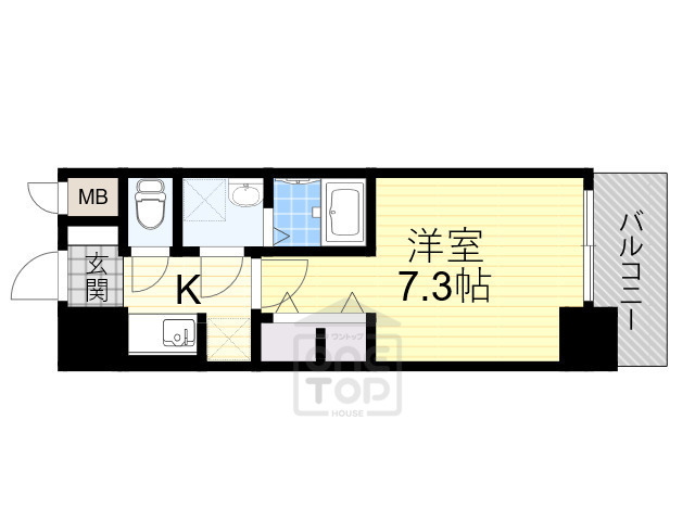 S-RESIDENCE三国WESTの間取り写真