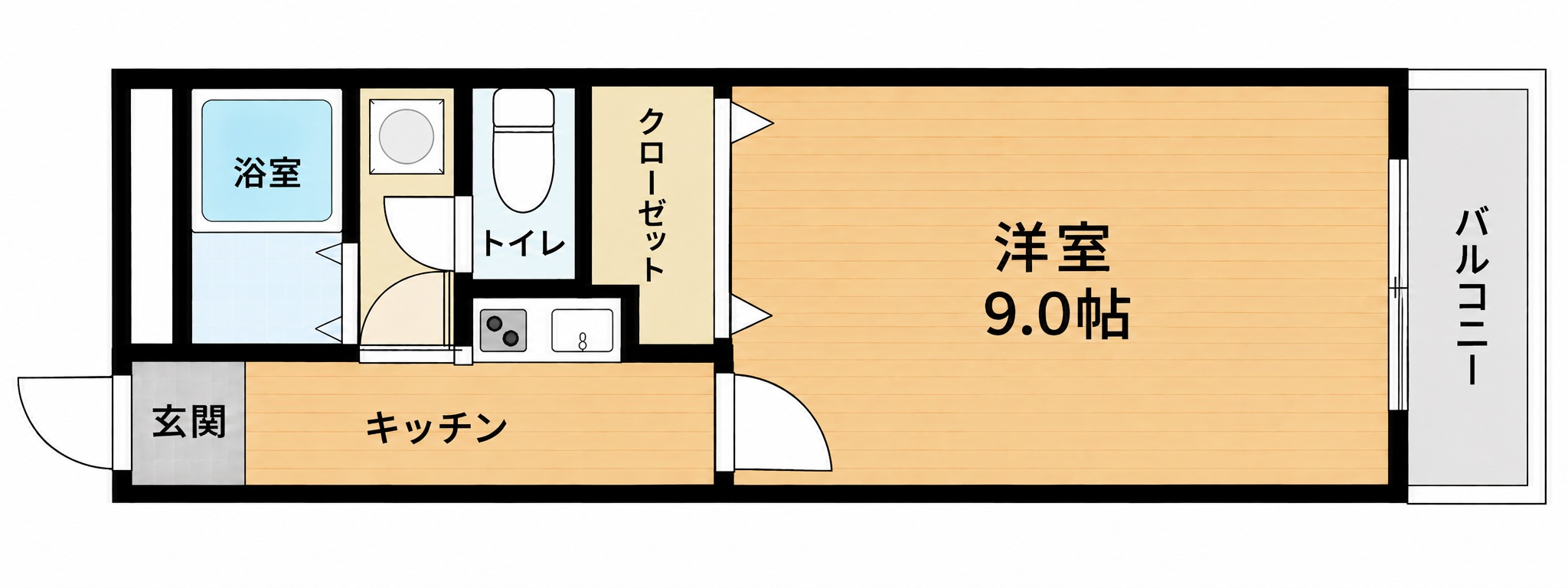 Ks上町の間取り写真