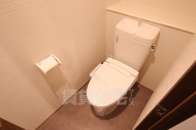 広島電鉄宇品線 市役所前駅 徒歩12分 20階建 築6年のトイレ写真