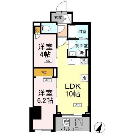 ロイジェント戸越銀座の間取り写真