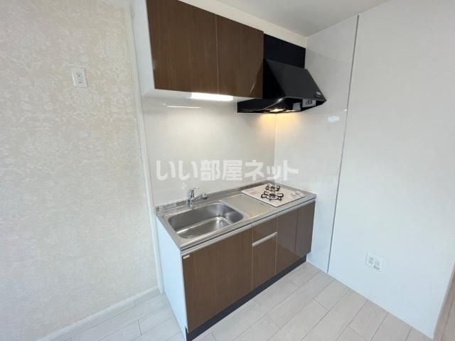 高根沢町新築アパートC棟のキッチン写真