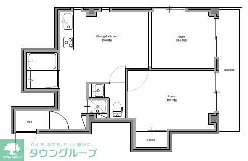 武蔵関シナガワビルの間取り写真