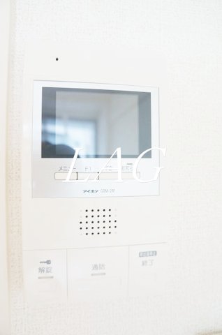 セキュリティ　モニター付きインターフォンです。