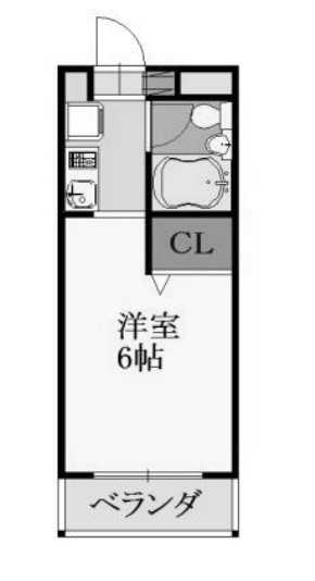 ＪＲ総武線快速 津田沼駅 徒歩9分 4階建 築36年の間取り写真