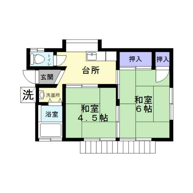 森コーポの間取り写真