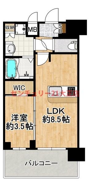 プレサンス大正エミナンスの間取り写真