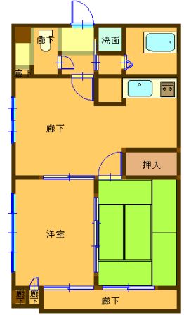 薬師愛ビルの間取り