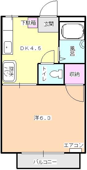 アルファ倶楽部の間取り