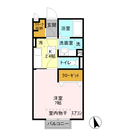 ニシガハラハウスの間取り