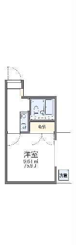 レオパレス別府２の間取り