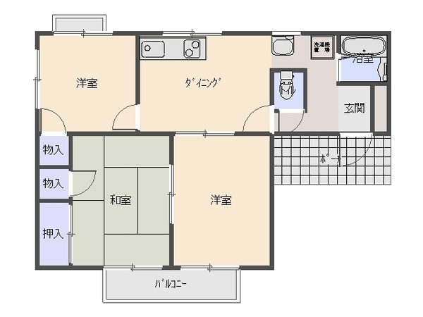 ドミエールみやけの間取り