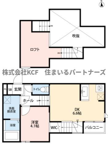 エクシア久留米大学駅前の間取り