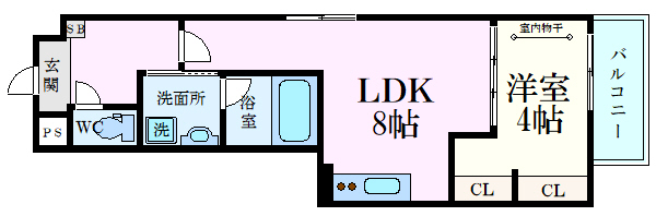 MOVE江波東の間取り