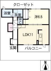 イースト花水木の間取り