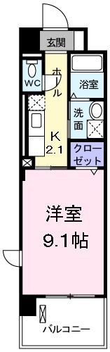 東京都羽村市富士見平２（マンション）の賃貸物件の間取り