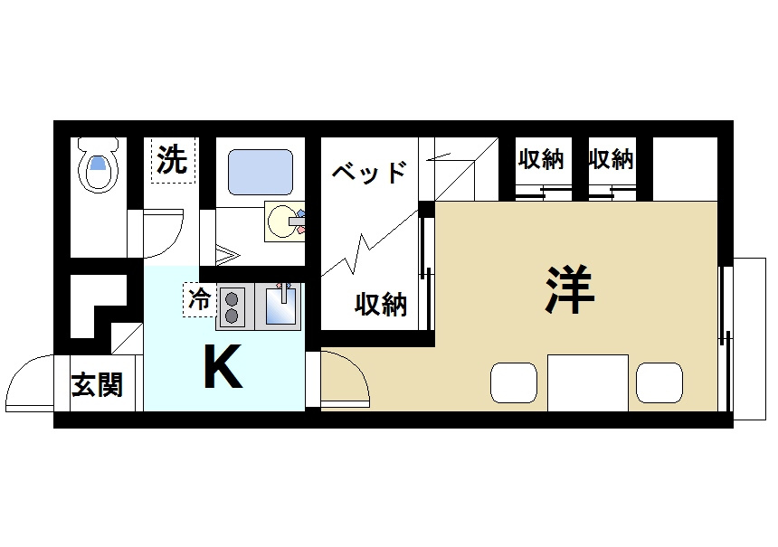 レオパレスＢｏｎｎｅ　ｊｏｕｒｎｅｅの間取り