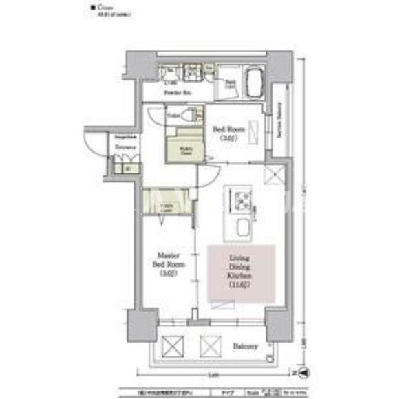 アーバネックス南新町の間取り