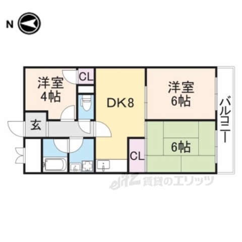 シャルル橿原神宮の間取り