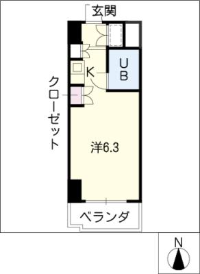 朝日プラザ名古屋ターミナルスクエアの間取り