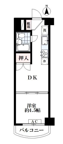 カーサ錦糸町の間取り