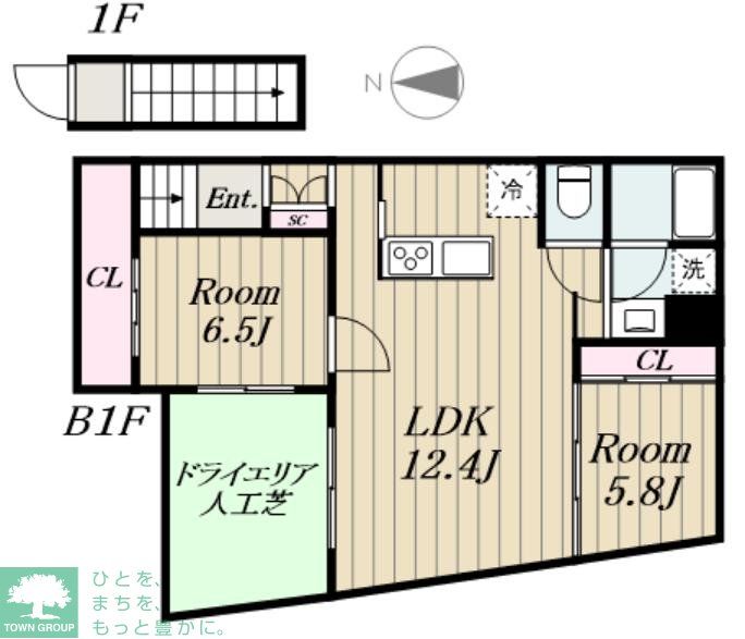 Grand Peak Waseda(グラン　ピーク　ワセダ)の間取り