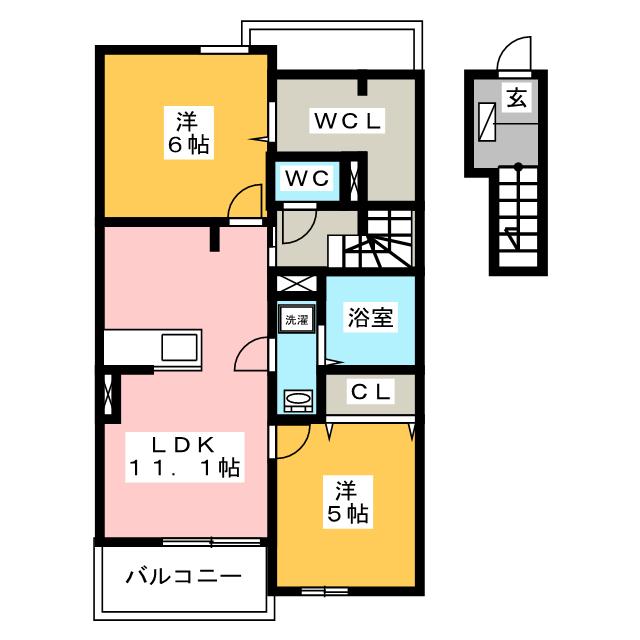 ピュアガーデンＭ　IIの間取り