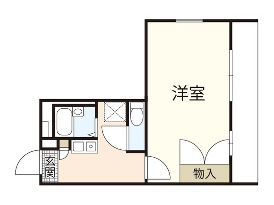 レオパレス泉の間取り