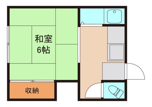 栄荘の間取り