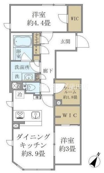 【COMPOSITE高輪の間取り】