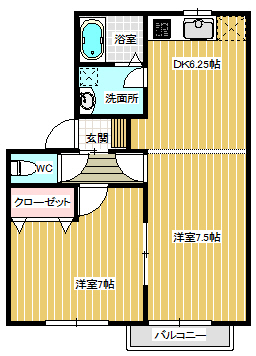 バード・ネストの間取り