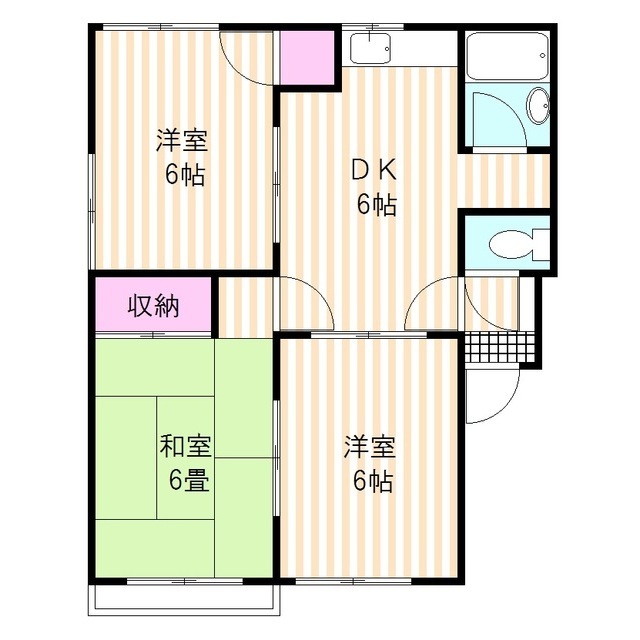 第２伏見コーポの間取り